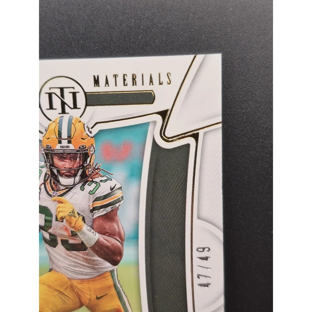 2022 National Treasures Aaron Jones #CEN-AJO Century Materials Gold /49 Packers